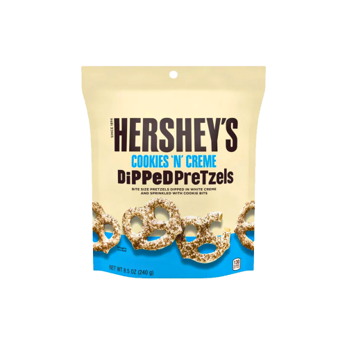 Hershey's Cookies N Creme Dipped Pretzels 240g