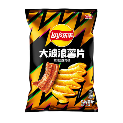 Lay's Big Wave Grilled Pork Charcoal