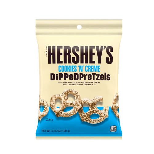 Hershey's Cookies N Creme Dipped Pretzels 120g