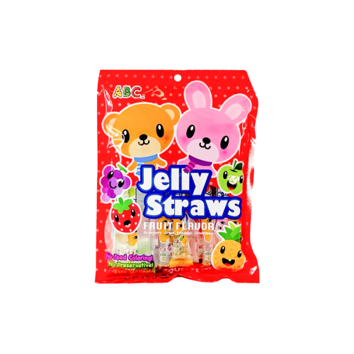 Bear and Bunny Jelly Straws Bag