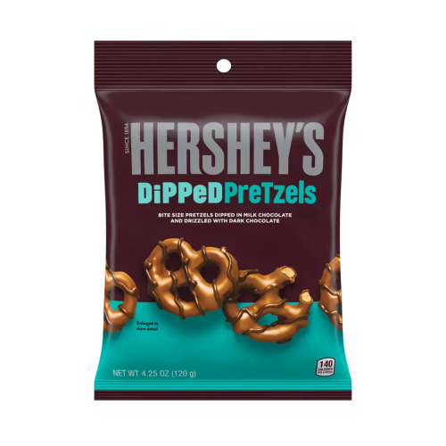 Hershey's Dipped Pretzels Milk Chocolate 120g