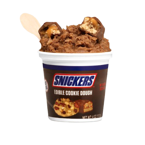 Edible Cookie Dough Snickers Cup