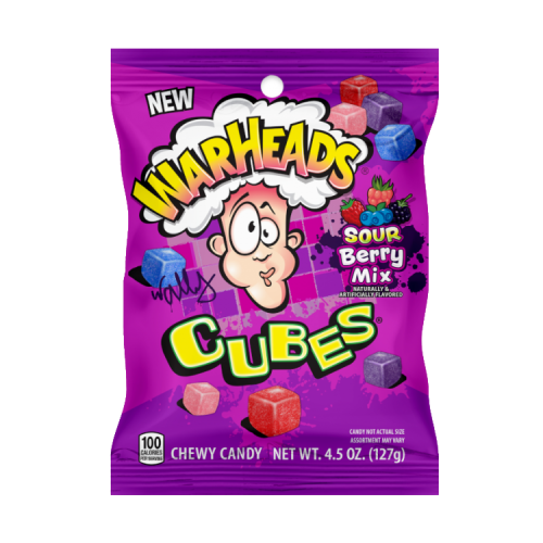 Warheads Cubes Sour Berry Mix