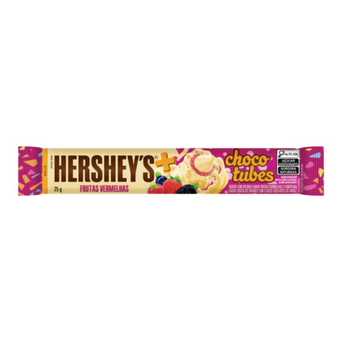 Hershey's Choco Tubes White Chocolate & Fruits