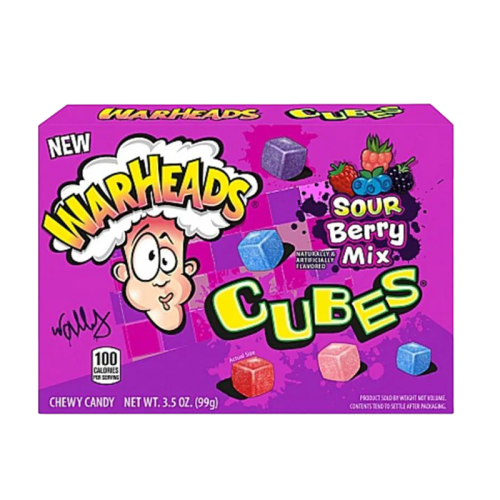 Warheads Cubes Sour Berry Mix 99g