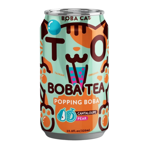 Boba Cat Cantaloupe Pear Popping