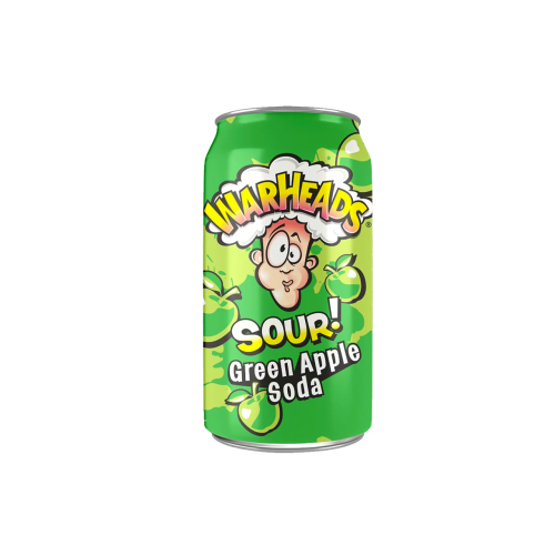 Warheads - Green Apple Sour Soda 355ml