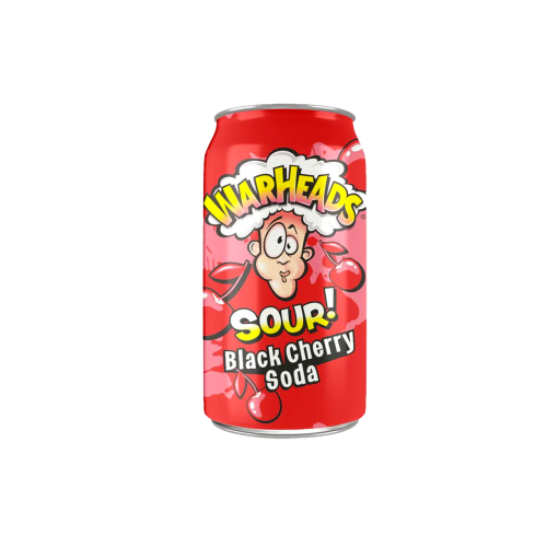 Warheads - Black Cherry Sour Soda